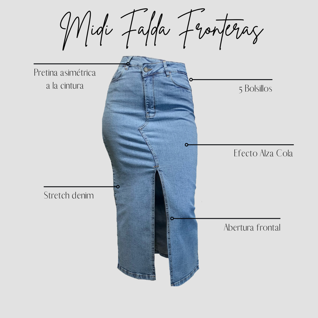MIDI FALDA FRONTERAS