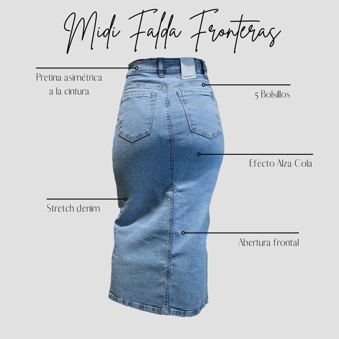 MIDI FALDA FRONTERAS
