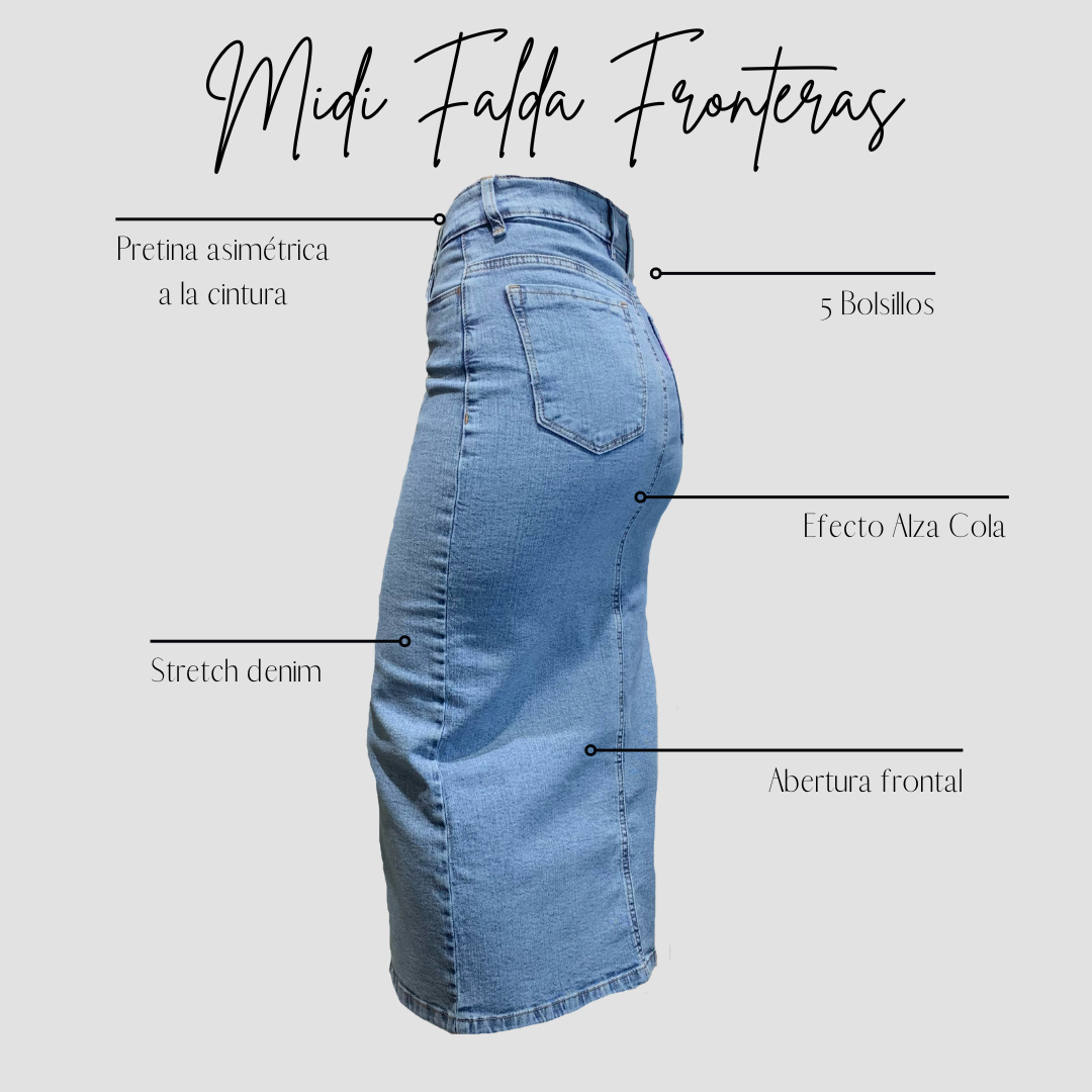 MIDI FALDA FRONTERAS