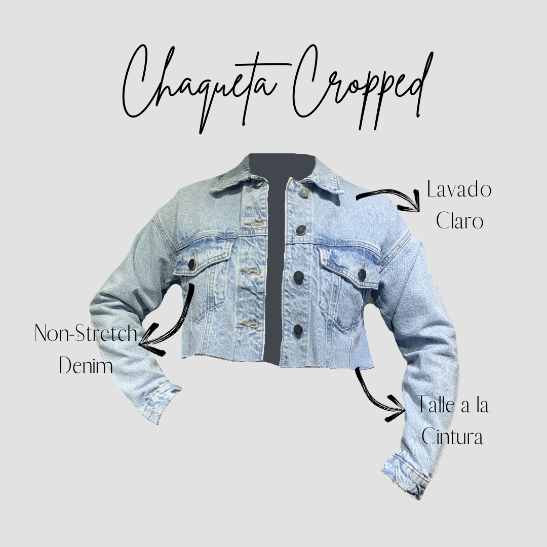 Chaqueta Denim Cropped