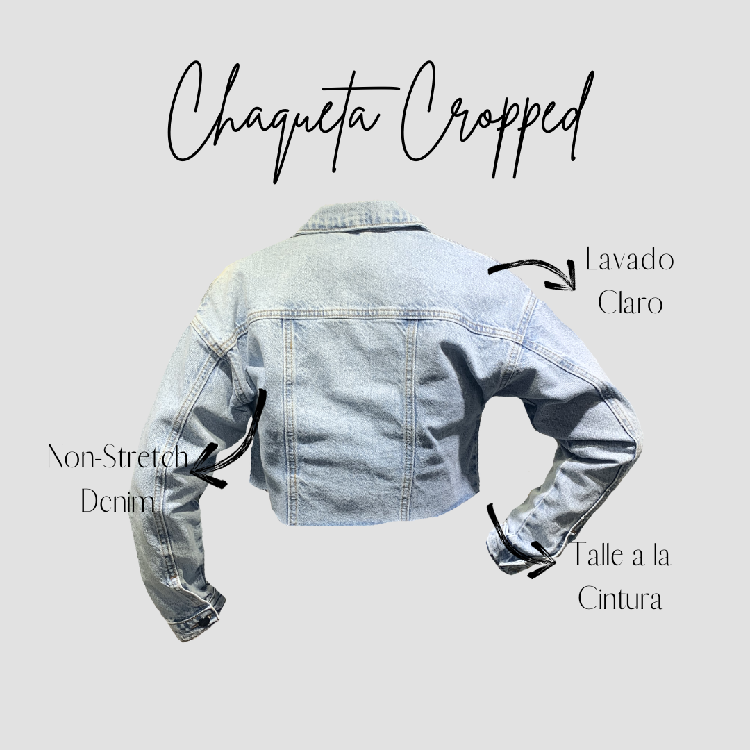 Chaqueta Denim Cropped