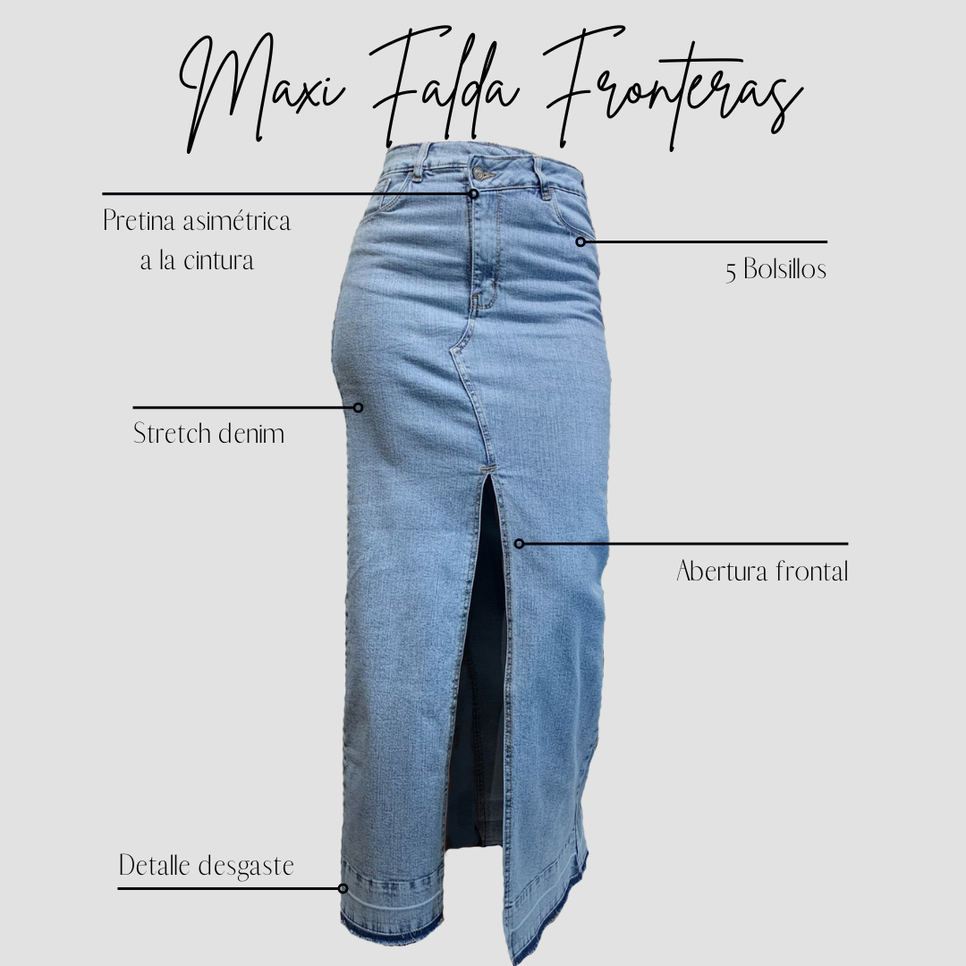 MAXI FALDA FRONTERAS