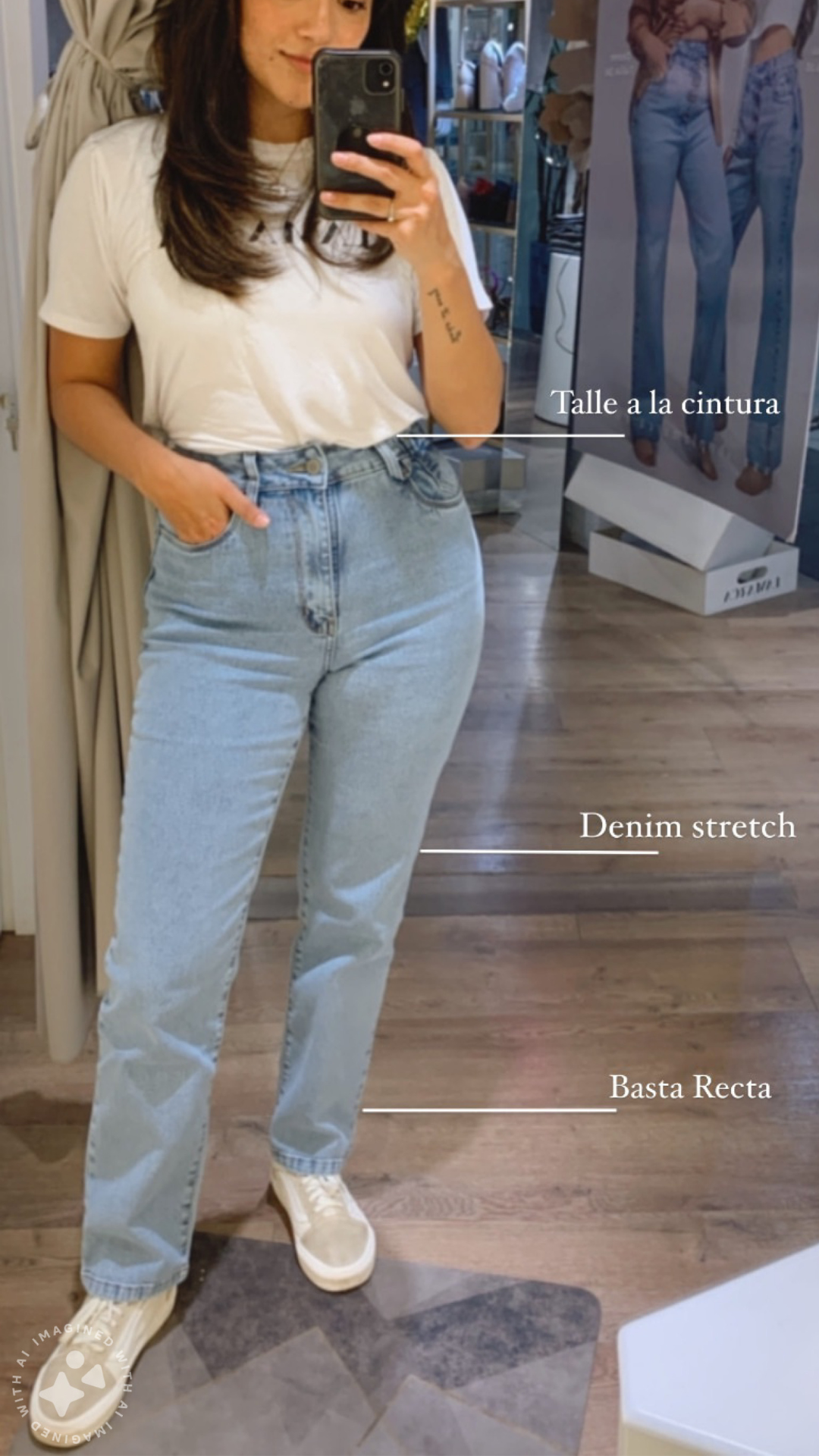 90s BABE STRETCH MOM JEAN