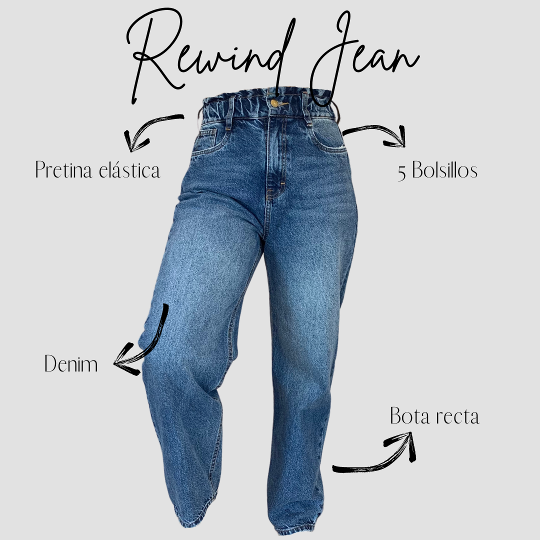 REWIND JEAN - LAVADO VINTAGE