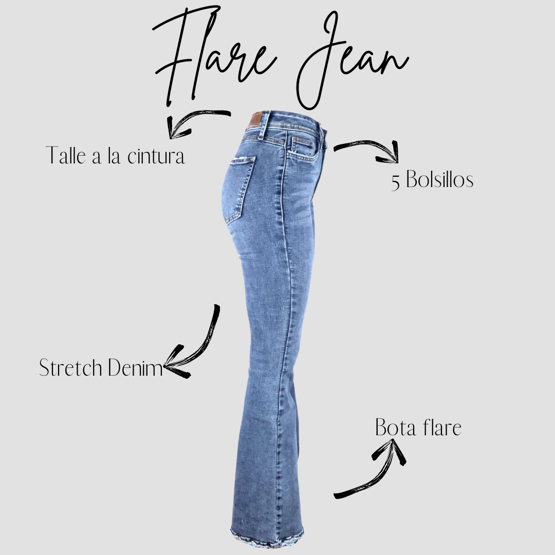 FLARE JEAN - LAVADO CLARO