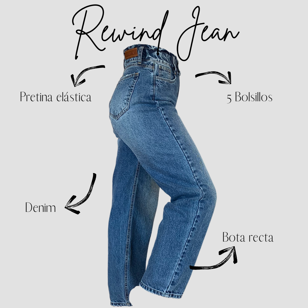 REWIND JEAN - LAVADO VINTAGE