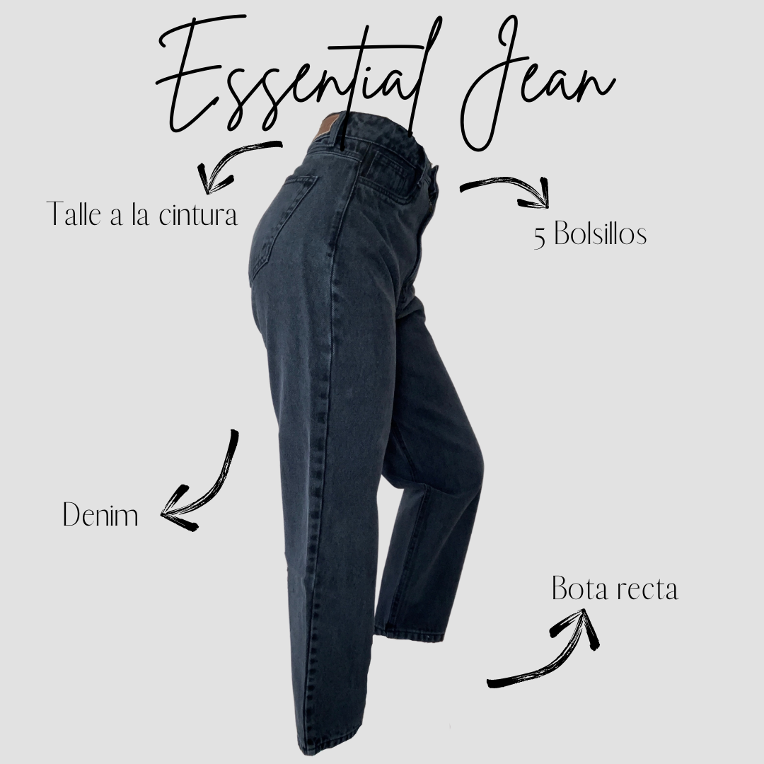 ESSENTIAL JEAN - NEGRO VINTAGE