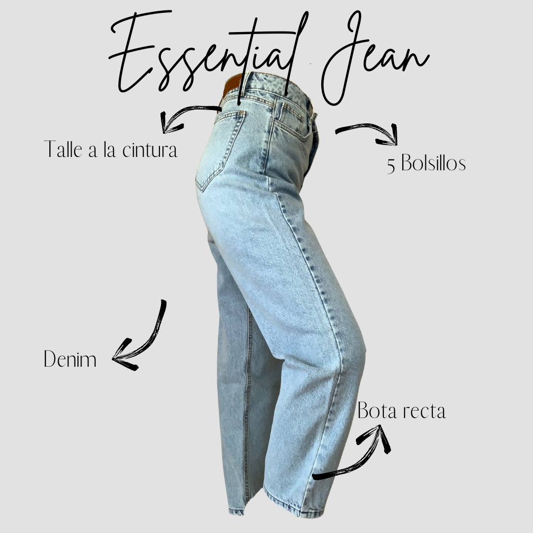 ESSENTIAL JEAN - LAVADO CLARO