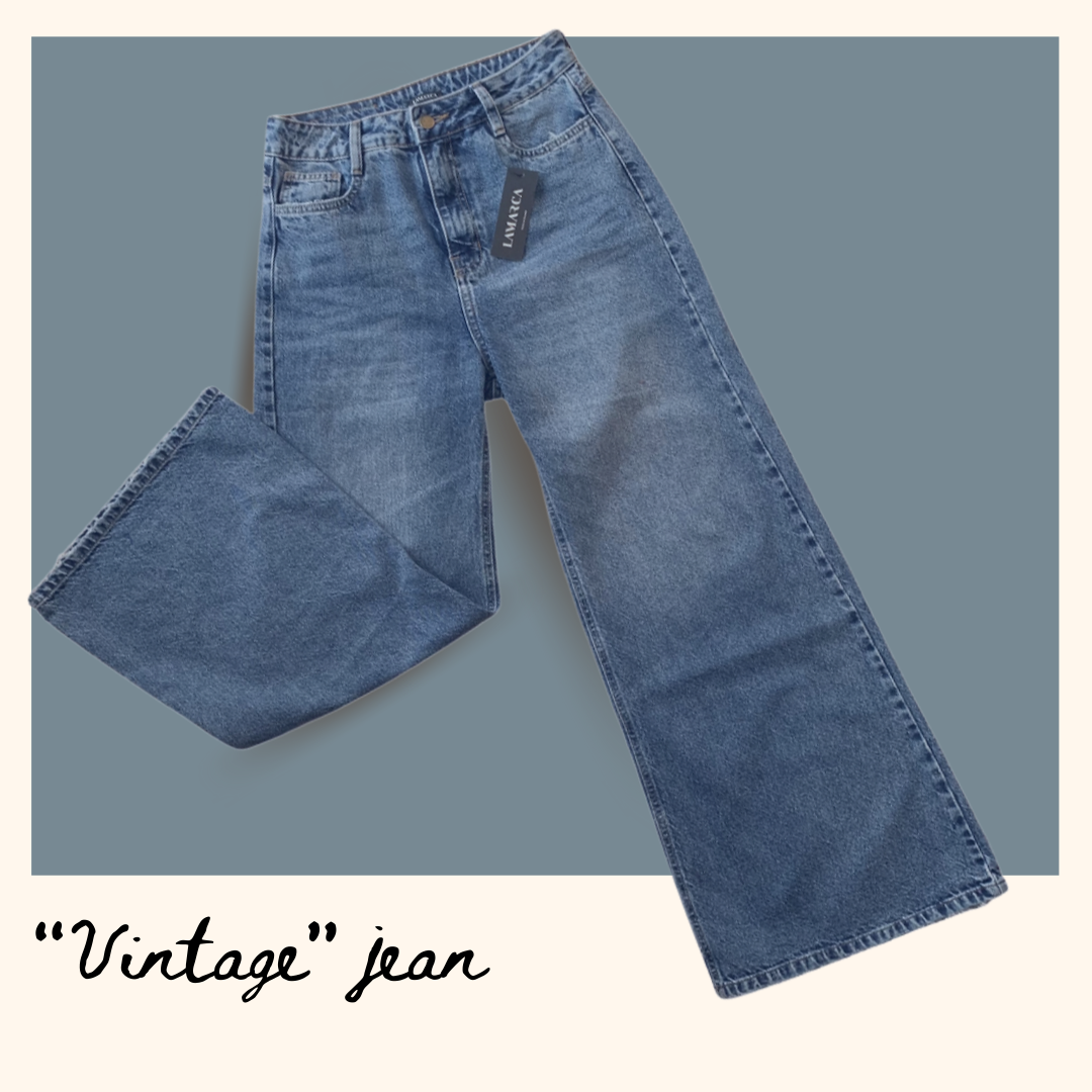JEAN "VINTAGE" BASTA ANCHA