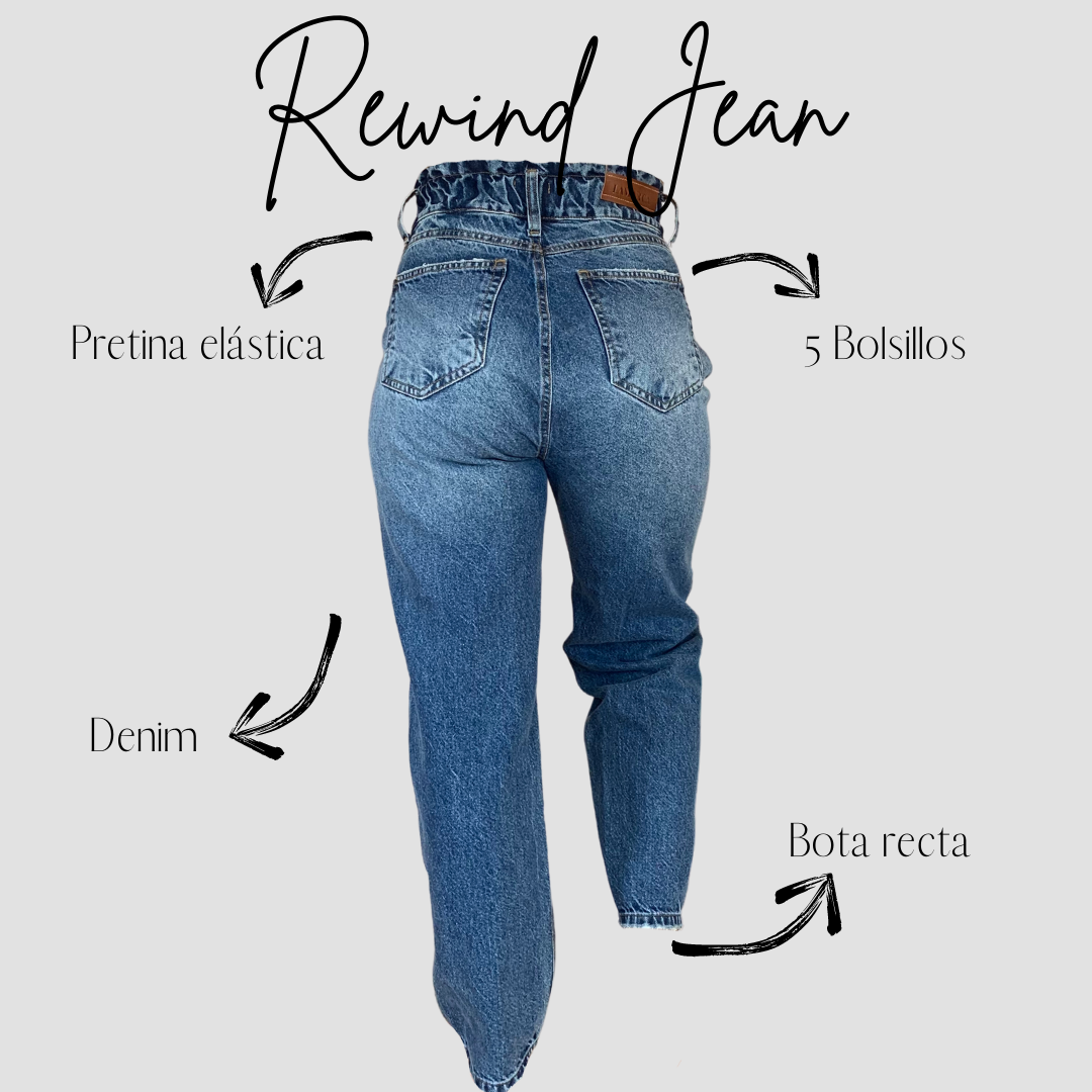 REWIND JEAN - LAVADO VINTAGE