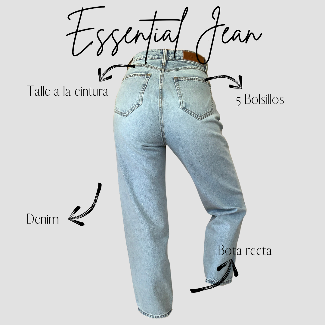 ESSENTIAL JEAN - LAVADO CLARO