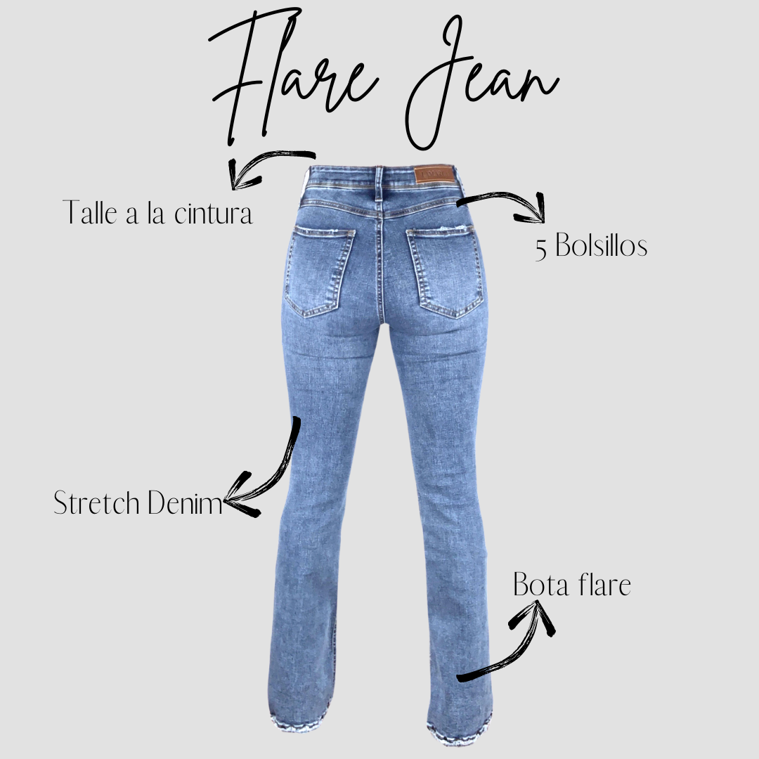 FLARE JEAN - LAVADO CLARO