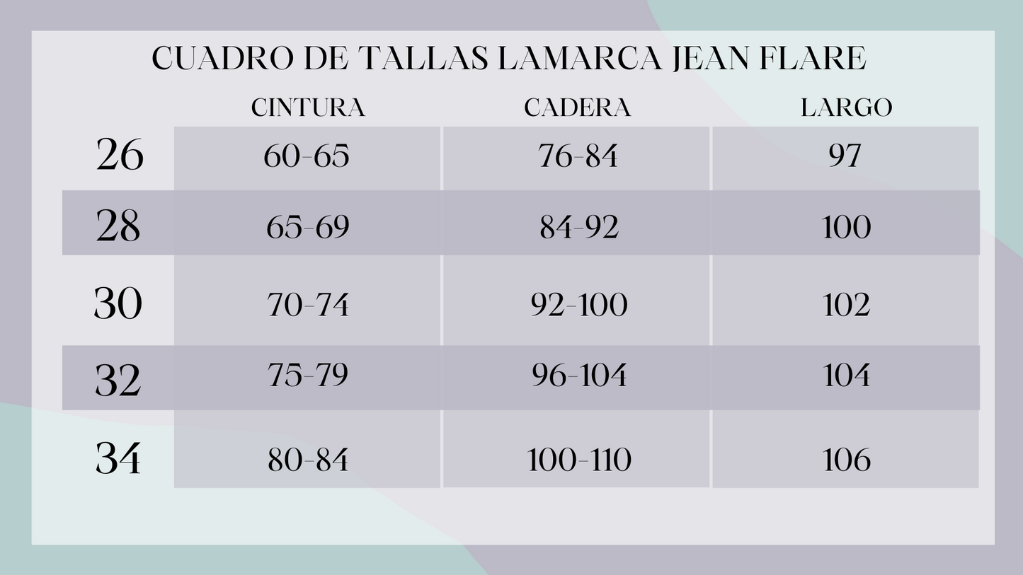 FLARE JEAN - LAVADO CLARO