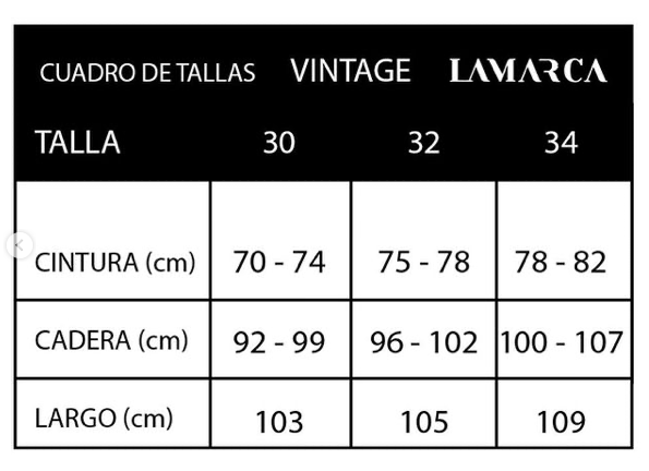 JEAN "VINTAGE" BASTA ANCHA